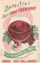 BUVARD VINS CAZAYOUS